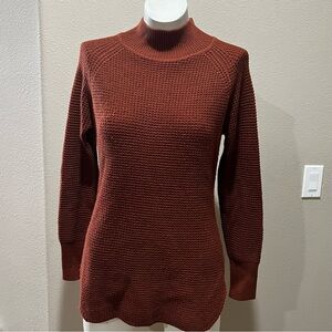 Cloth burnt orange long sleeve pullover sweater